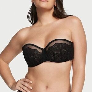 NWT Victoria's Secret Lace Strapless Minimizer Bra